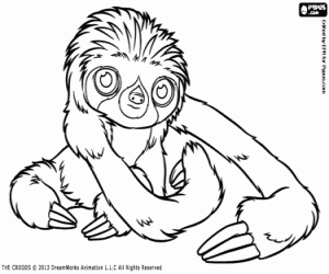 the croods family coloring pages - photo #17