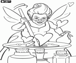 fairy godmother shrek 2 coloring pages - photo #13