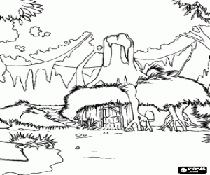 Swamp Coloring Page Swamp Coloring Page
